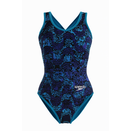 MAIÔ SPEEDO CROSS COPACABANA INFANTIL - VERDE ACQUA CREPUSCULO